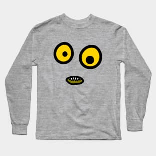 Monster Face - Yellow Eyed Yaz Long Sleeve T-Shirt